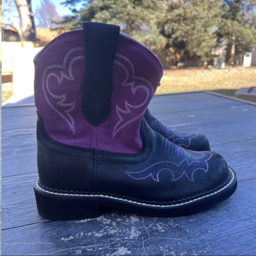 Ariat  Fatbaby Heritage Harmony Western Boot Size 6 Youth - Picture 4 of 8